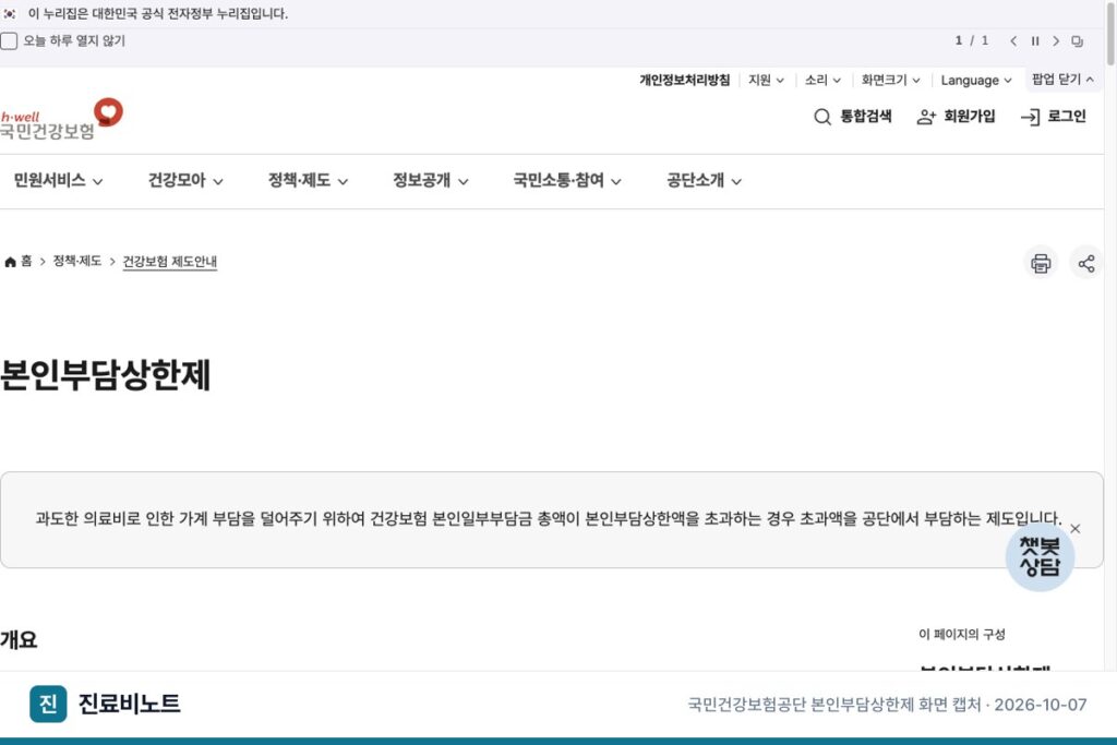 본인부담상한제 환급 신청, 안내문 받은 뒤 할 일과 계좌별 서류